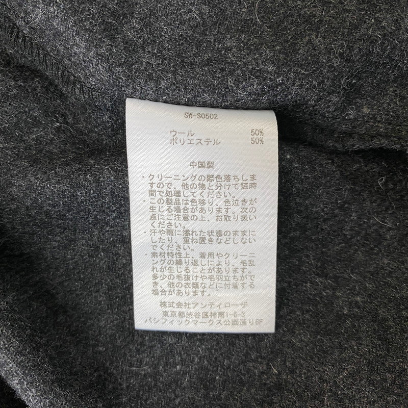 【中古品】【メンズ】 SANDWATERR サンドウォーター 25AW CRAFTED LINING SHIRT SW-S0502 クラフテッド ライニング シャツ 長袖 トップス 140-251127-yo-04-fuzh サイズ：2 カラー：チャコール 万代Net店