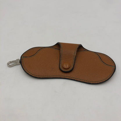 【中古品】【メンズ】 Valextra ヴァレクストラ EYEGLASSES CASE V2L84-028-000H-RL メガネケース アイウェアアクセサリー ストラップ付 208-251119-ks-03-tei カラー：ハバナ 万代Net店