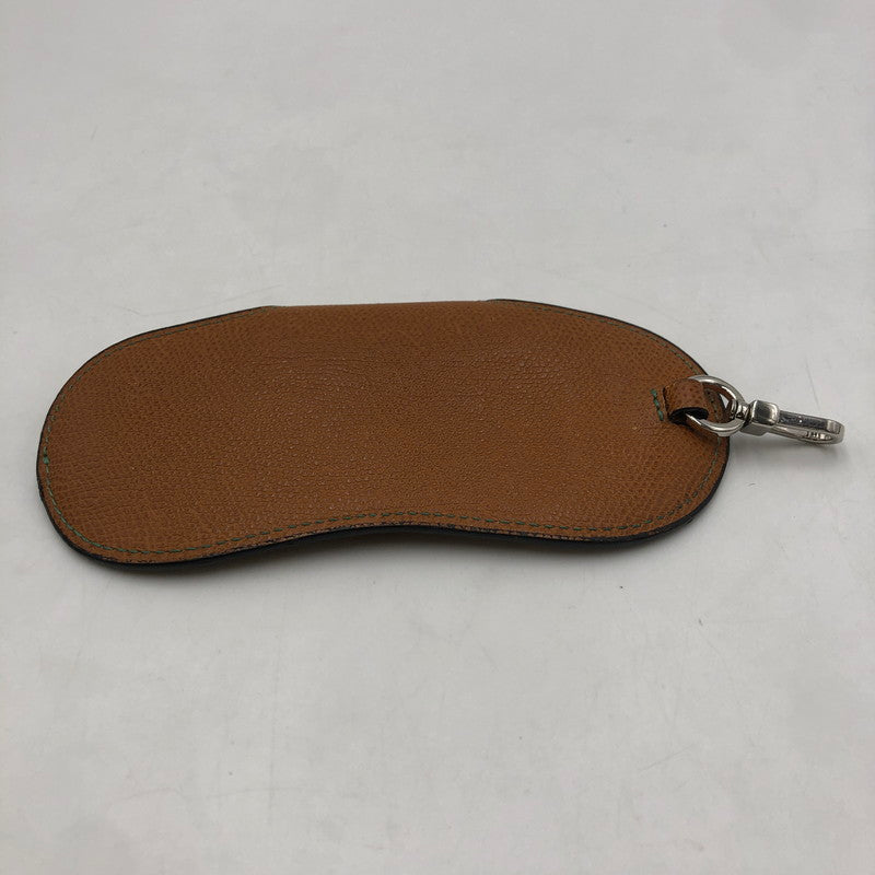 【中古品】【メンズ】 Valextra ヴァレクストラ EYEGLASSES CASE V2L84-028-000H-RL メガネケース アイウェアアクセサリー ストラップ付 208-251119-ks-03-tei カラー：ハバナ 万代Net店