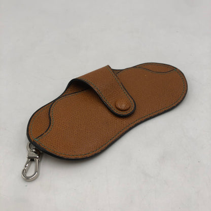 【中古品】【メンズ】 Valextra ヴァレクストラ EYEGLASSES CASE V2L84-028-000H-RL メガネケース アイウェアアクセサリー ストラップ付 208-251119-ks-03-tei カラー：ハバナ 万代Net店
