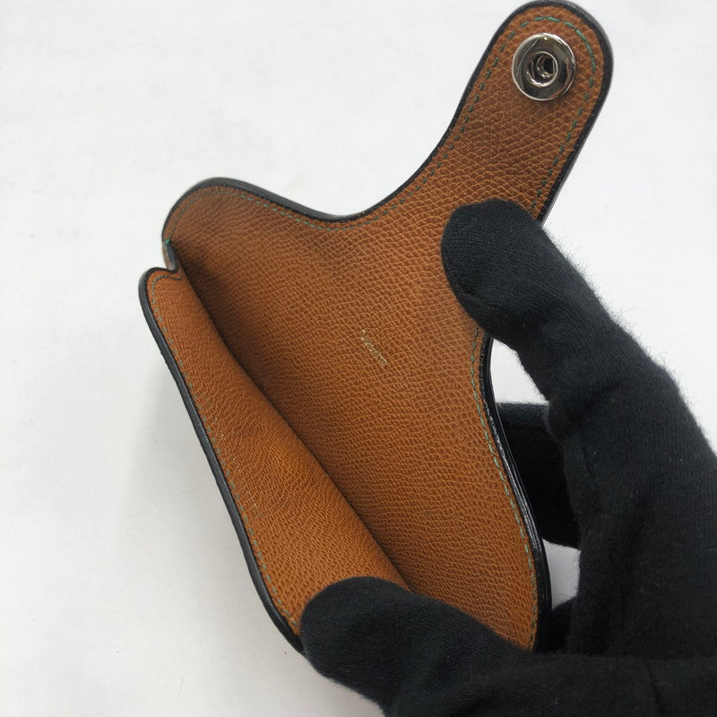 【中古品】【メンズ】 Valextra ヴァレクストラ EYEGLASSES CASE V2L84-028-000H-RL メガネケース アイウェアアクセサリー ストラップ付 208-251119-ks-03-tei カラー：ハバナ 万代Net店