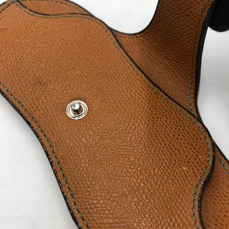 【中古品】【メンズ】 Valextra ヴァレクストラ EYEGLASSES CASE V2L84-028-000H-RL メガネケース アイウェアアクセサリー ストラップ付 208-251119-ks-03-tei カラー：ハバナ 万代Net店