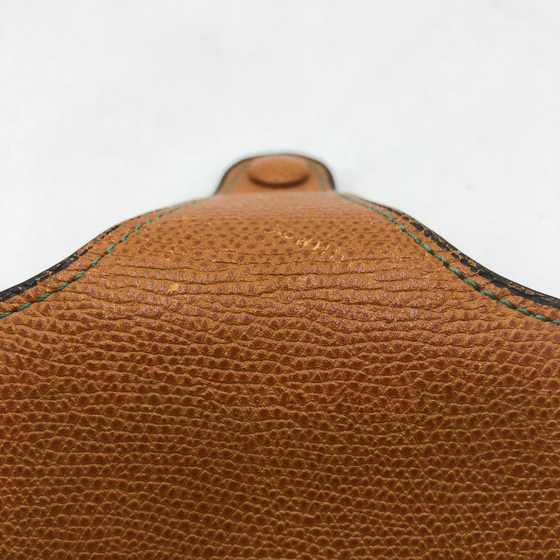 【中古品】【メンズ】 Valextra ヴァレクストラ EYEGLASSES CASE V2L84-028-000H-RL メガネケース アイウェアアクセサリー ストラップ付 208-251119-ks-03-tei カラー：ハバナ 万代Net店