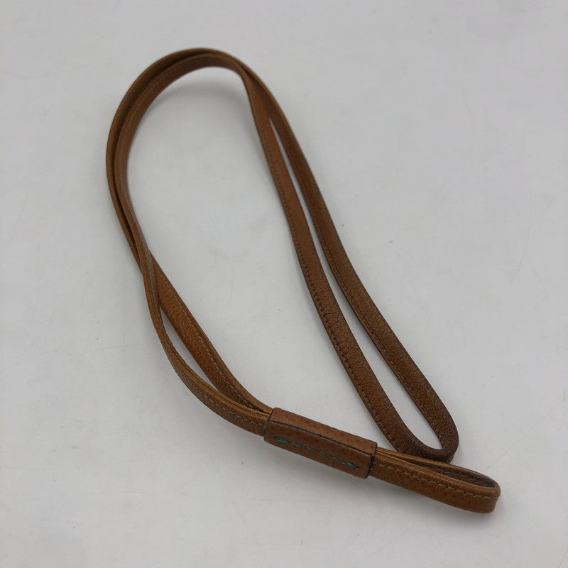 【中古品】【メンズ】 Valextra ヴァレクストラ EYEGLASSES CASE V2L84-028-000H-RL メガネケース アイウェアアクセサリー ストラップ付 208-251119-ks-03-tei カラー：ハバナ 万代Net店