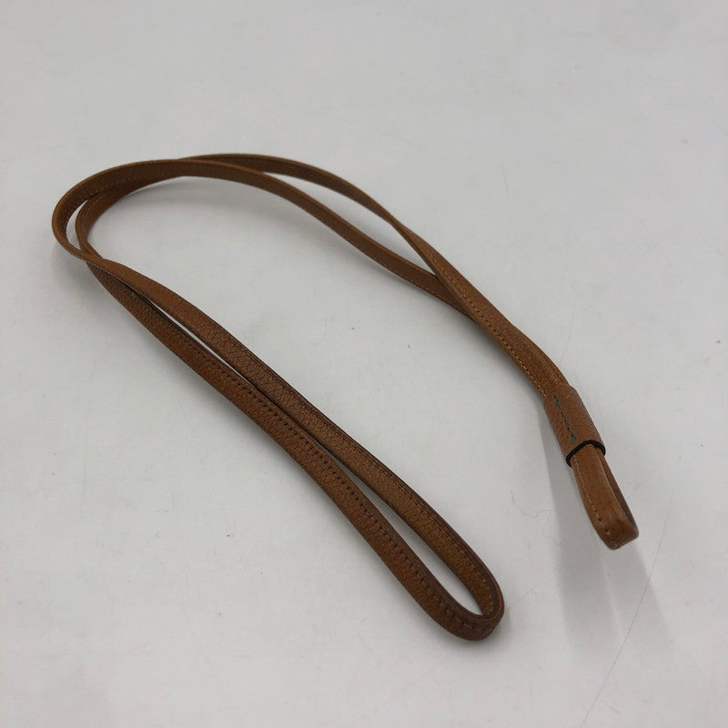 【中古品】【メンズ】 Valextra ヴァレクストラ EYEGLASSES CASE V2L84-028-000H-RL メガネケース アイウェアアクセサリー ストラップ付 208-251119-ks-03-tei カラー：ハバナ 万代Net店