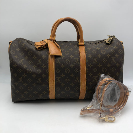 【現状渡し品】【メンズ/レディース】 LOUIS VUITTON ルイ・ヴィトン キーポル バンドリエール50 M41424 ハンドバッグ カバン ボストンバッグ 179-251119-ks-02-tei カラー：モノグラム 万代Net店
