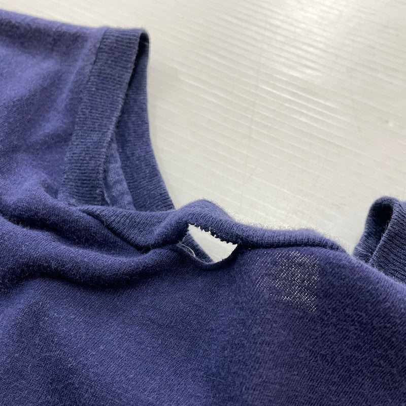 【現状渡し品】【メンズ】 POLO COUNTRY ポロ カントリー 80's～90's ARROW LOGO S/S TEE 80～90年代 アロー ロゴ ショートスリーブ Tシャツ 半袖 トップス 145-260801-sa-10-tei サイズ：L カラー：ネイビー 万代Net店