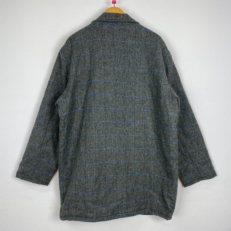 【中古品】【メンズ】 BRITISH OUTDOORS ブリティッシュアウトドア NYLON LINER WOOL CHECK JACKET ナイロン ライナー ウール チェック ジャケット アウター 145-251127-yo-15-tei サイズ：L カラー：グレー 万代Net店