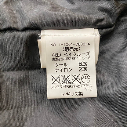 【中古品】【メンズ】 BRITISH OUTDOORS ブリティッシュアウトドア NYLON LINER WOOL CHECK JACKET ナイロン ライナー ウール チェック ジャケット アウター 145-251127-yo-15-tei サイズ：L カラー：グレー 万代Net店