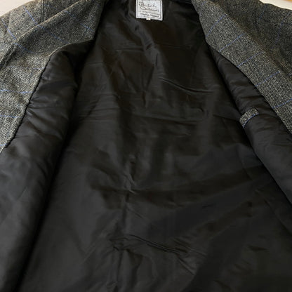【中古品】【メンズ】 BRITISH OUTDOORS ブリティッシュアウトドア NYLON LINER WOOL CHECK JACKET ナイロン ライナー ウール チェック ジャケット アウター 145-251127-yo-15-tei サイズ：L カラー：グレー 万代Net店