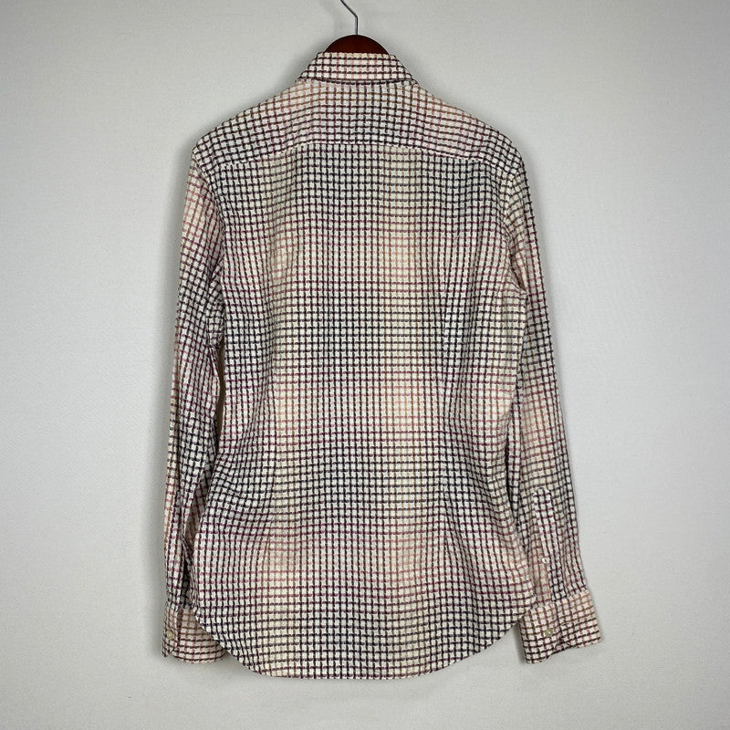 【中古品】【メンズ】 ETRO エトロ GRADATION L/S SHIRT グラデーション ロングスリーブ シャツ 長袖 トップス 141-251127-yo-09-tei サイズ：39 カラー：マルチ 万代Net店