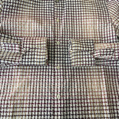 【中古品】【メンズ】 ETRO エトロ GRADATION L/S SHIRT グラデーション ロングスリーブ シャツ 長袖 トップス 141-251127-yo-09-tei サイズ：39 カラー：マルチ 万代Net店