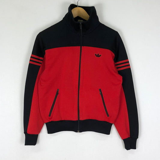 【中古品】【メンズ】 adidas アディダス 70's TREFOIL TRACK JACKET VINTAGE ATS-44F 70年代 トレフォイル トラックジャケット ライトアウター ジャージ ヴィンテージ 148-251128-yy-26-tei サイズ：2 カラー：レッド 万代Net店
