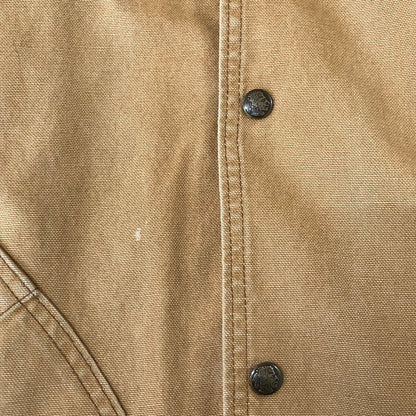 【現状渡し品】【メンズ】 WOOLRICH ウールリッチ 80's DUCK HUNTING JACKET VINTAGE 80年代 ダック ハンティングジャケット ライトアウター ヴィンテージ 144-251128-yy-14-tei サイズ：L カラー：ベージュ 万代Net店