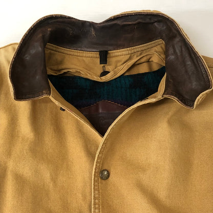 【現状渡し品】【メンズ】 WOOLRICH ウールリッチ 80's DUCK HUNTING JACKET VINTAGE 80年代 ダック ハンティングジャケット ライトアウター ヴィンテージ 144-251128-yy-14-tei サイズ：L カラー：ベージュ 万代Net店