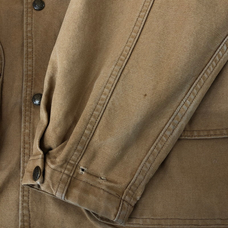 【現状渡し品】【メンズ】 WOOLRICH ウールリッチ 80's DUCK HUNTING JACKET VINTAGE 80年代 ダック ハンティングジャケット ライトアウター ヴィンテージ 144-251128-yy-14-tei サイズ：L カラー：ベージュ 万代Net店