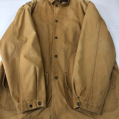 【現状渡し品】【メンズ】 WOOLRICH ウールリッチ 80's DUCK HUNTING JACKET VINTAGE 80年代 ダック ハンティングジャケット ライトアウター ヴィンテージ 144-251128-yy-14-tei サイズ：L カラー：ベージュ 万代Net店