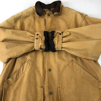 【現状渡し品】【メンズ】 WOOLRICH ウールリッチ 80's DUCK HUNTING JACKET VINTAGE 80年代 ダック ハンティングジャケット ライトアウター ヴィンテージ 144-251128-yy-14-tei サイズ：L カラー：ベージュ 万代Net店