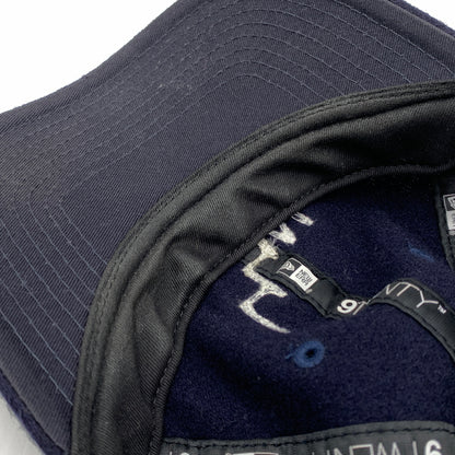 【中古品】【メンズ】 WTAPS ダブルタップス × NEWERA ニューエラ 別注コラボ 22AW 9TWENTY CAP WONY.FLANNEL.NEWERAR.LLW 222NENED-HT02 フランネル キャップ 帽子 185-260730-yo-10-tei サイズ：00 カラー：ネイビー 万代Net店