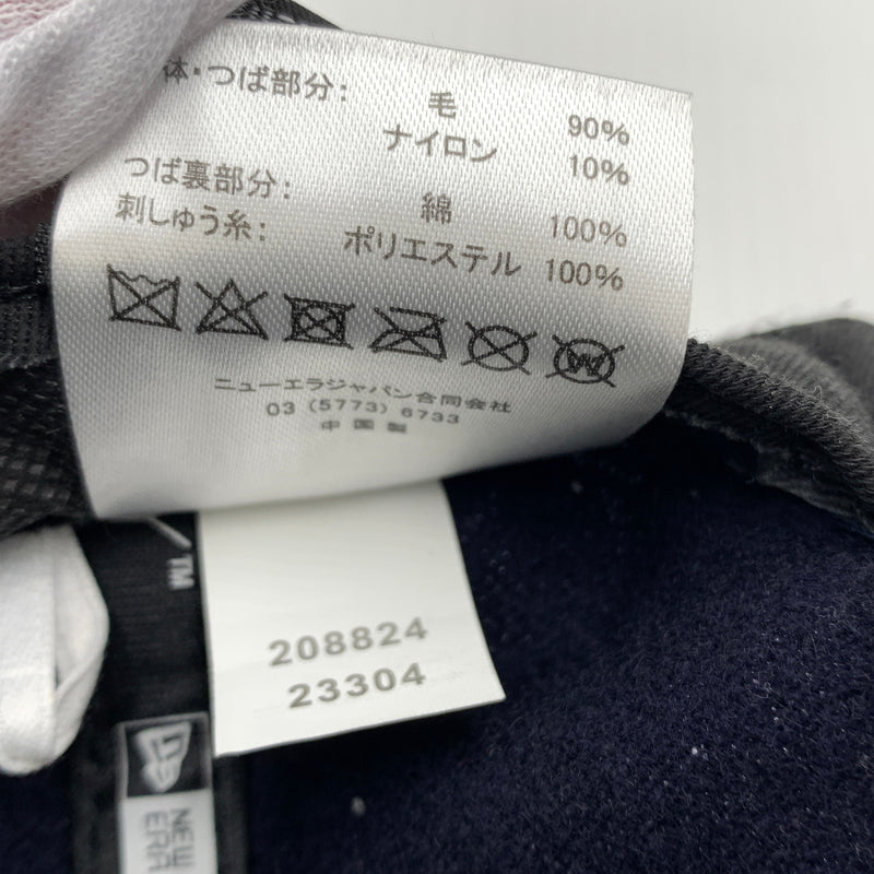 【中古品】【メンズ】 WTAPS ダブルタップス × NEWERA ニューエラ 別注コラボ 22AW 9TWENTY CAP WONY.FLANNEL.NEWERAR.LLW 222NENED-HT02 フランネル キャップ 帽子 185-260730-yo-10-tei サイズ：00 カラー：ネイビー 万代Net店