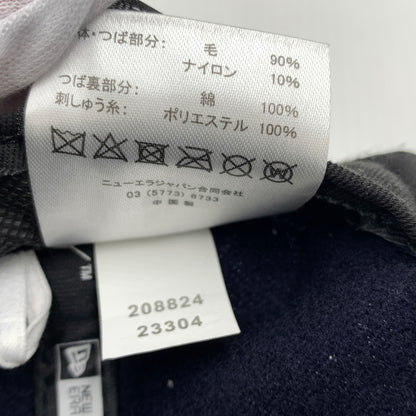 【中古品】【メンズ】 WTAPS ダブルタップス × NEWERA ニューエラ 別注コラボ 22AW 9TWENTY CAP WONY.FLANNEL.NEWERAR.LLW 222NENED-HT02 フランネル キャップ 帽子 185-260730-yo-10-tei サイズ：00 カラー：ネイビー 万代Net店