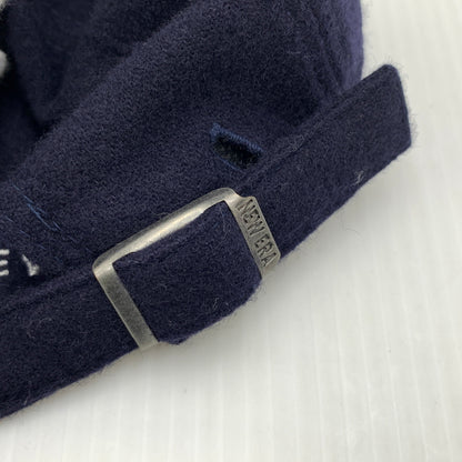 【中古品】【メンズ】 WTAPS ダブルタップス × NEWERA ニューエラ 別注コラボ 22AW 9TWENTY CAP WONY.FLANNEL.NEWERAR.LLW 222NENED-HT02 フランネル キャップ 帽子 185-260730-yo-10-tei サイズ：00 カラー：ネイビー 万代Net店