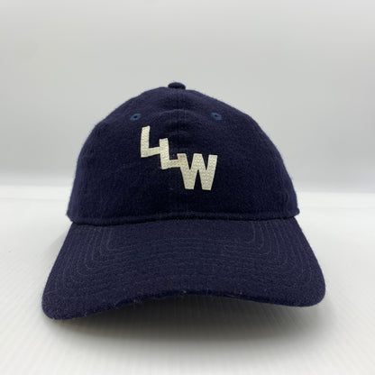 【中古品】【メンズ】 WTAPS ダブルタップス × NEWERA ニューエラ 別注コラボ 22AW 9TWENTY CAP WONY.FLANNEL.NEWERAR.LLW 222NENED-HT02 フランネル キャップ 帽子 185-260730-yo-10-tei サイズ：00 カラー：ネイビー 万代Net店