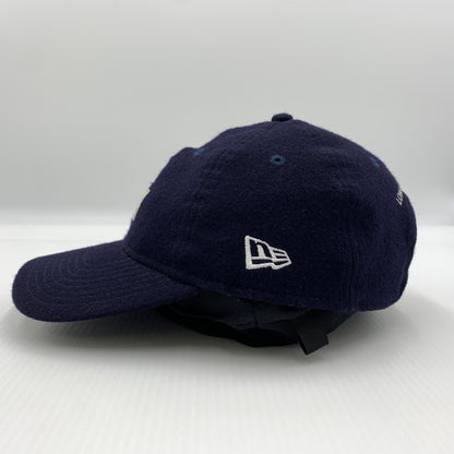【中古品】【メンズ】 WTAPS ダブルタップス × NEWERA ニューエラ 別注コラボ 22AW 9TWENTY CAP WONY.FLANNEL.NEWERAR.LLW 222NENED-HT02 フランネル キャップ 帽子 185-260730-yo-10-tei サイズ：00 カラー：ネイビー 万代Net店