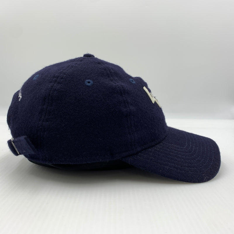 【中古品】【メンズ】 WTAPS ダブルタップス × NEWERA ニューエラ 別注コラボ 22AW 9TWENTY CAP WONY.FLANNEL.NEWERAR.LLW 222NENED-HT02 フランネル キャップ 帽子 185-260730-yo-10-tei サイズ：00 カラー：ネイビー 万代Net店