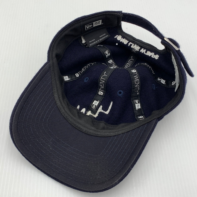 【中古品】【メンズ】 WTAPS ダブルタップス × NEWERA ニューエラ 別注コラボ 22AW 9TWENTY CAP WONY.FLANNEL.NEWERAR.LLW 222NENED-HT02 フランネル キャップ 帽子 185-260730-yo-10-tei サイズ：00 カラー：ネイビー 万代Net店