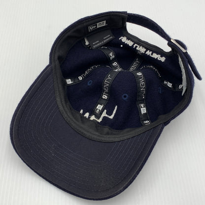 【中古品】【メンズ】 WTAPS ダブルタップス × NEWERA ニューエラ 別注コラボ 22AW 9TWENTY CAP WONY.FLANNEL.NEWERAR.LLW 222NENED-HT02 フランネル キャップ 帽子 185-260730-yo-10-tei サイズ：00 カラー：ネイビー 万代Net店