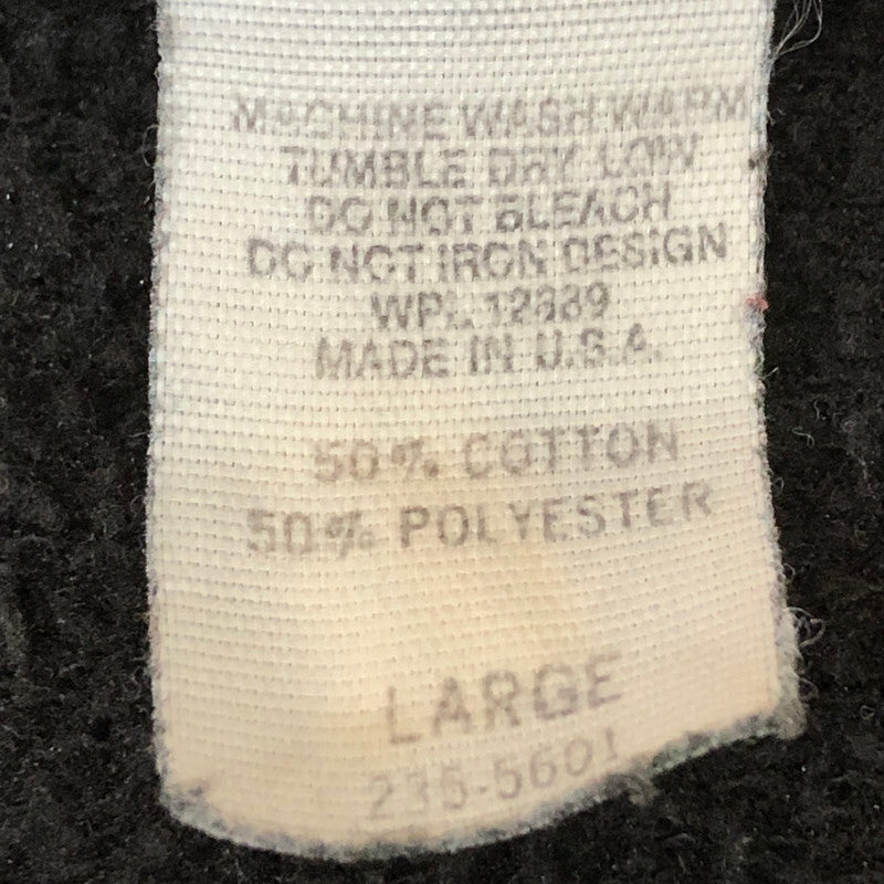 【現状渡し品】【メンズ】 Lee リー 90's LOGO PRINT SWEAT SHIRT 90年代 ロゴプリント スウェットシャツ トップス トレーナー USA製 145-251128-yy-20-tei サイズ：L カラー：ブラック 万代Net店