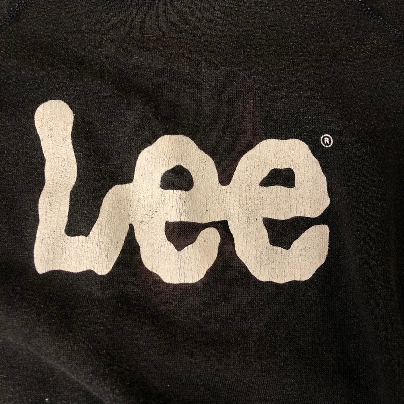 【現状渡し品】【メンズ】 Lee リー 90's LOGO PRINT SWEAT SHIRT 90年代 ロゴプリント スウェットシャツ トップス トレーナー USA製 145-251128-yy-20-tei サイズ：L カラー：ブラック 万代Net店