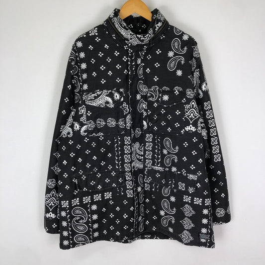 【中古品】【メンズ】 Levi's リーバイス KEARNY FIELD COAT BANDANA REMIX カーニー フィールド コート バンダナ リミックス ライトアウター 145-251128-yy-16-tei サイズ：L カラー：ブラック 万代Net店