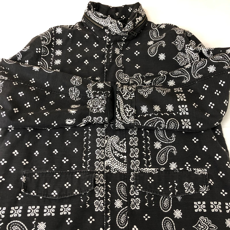 【中古品】【メンズ】 Levi's リーバイス KEARNY FIELD COAT BANDANA REMIX カーニー フィールド コート バンダナ リミックス ライトアウター 145-251128-yy-16-tei サイズ：L カラー：ブラック 万代Net店