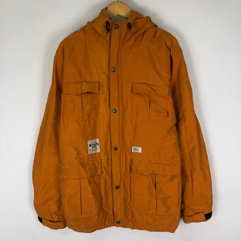 【現状渡し品】【メンズ】 WTAPS ダブルタップス SHERPA JACKET FIELD 091SPDT-JKM02 シェルパ ジャケット フィールド ライトアウター マウンテンパーカー 142-251128-yy-12-tei サイズ：L カラー：オレンジ 万代Net店