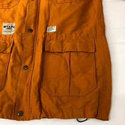 【現状渡し品】【メンズ】 WTAPS ダブルタップス SHERPA JACKET FIELD 091SPDT-JKM02 シェルパ ジャケット フィールド ライトアウター マウンテンパーカー 142-251128-yy-12-tei サイズ：L カラー：オレンジ 万代Net店