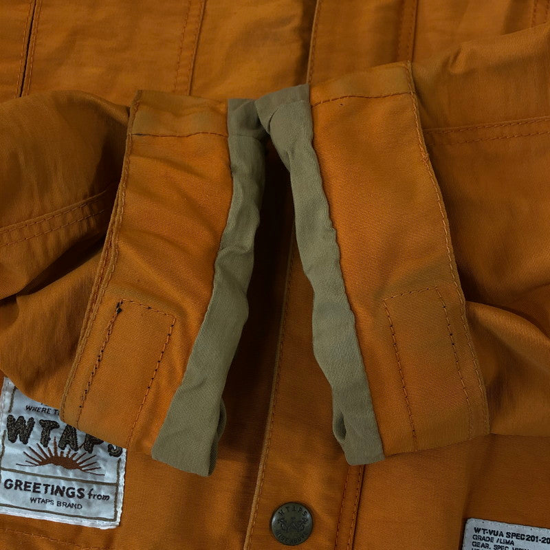 【現状渡し品】【メンズ】 WTAPS ダブルタップス SHERPA JACKET FIELD 091SPDT-JKM02 シェルパ ジャケット フィールド ライトアウター マウンテンパーカー 142-251128-yy-12-tei サイズ：L カラー：オレンジ 万代Net店