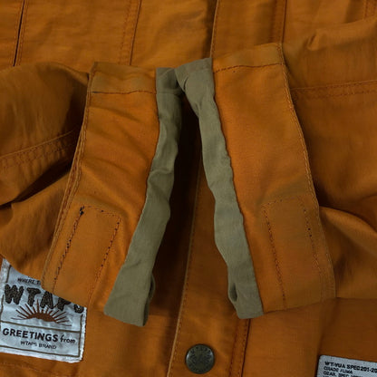 【現状渡し品】【メンズ】 WTAPS ダブルタップス SHERPA JACKET FIELD 091SPDT-JKM02 シェルパ ジャケット フィールド ライトアウター マウンテンパーカー 142-251128-yy-12-tei サイズ：L カラー：オレンジ 万代Net店