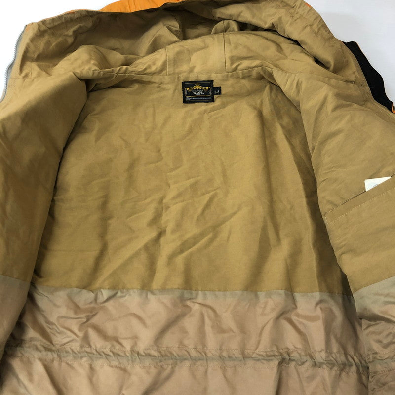 【現状渡し品】【メンズ】 WTAPS ダブルタップス SHERPA JACKET FIELD 091SPDT-JKM02 シェルパ ジャケット フィールド ライトアウター マウンテンパーカー 142-251128-yy-12-tei サイズ：L カラー：オレンジ 万代Net店