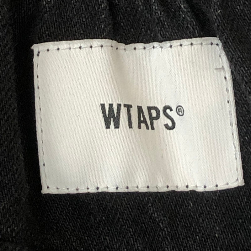 【中古品】【メンズ】 WTAPS ダブルタップス MILT2001 TROUSERS COTTON. DENIM 231WVDT-PTM02 MILT2001 トラウザーズ コットン. デニム ボトムス 153-251128-yy-28-tei サイズ：3 カラー：ブラック 万代Net店