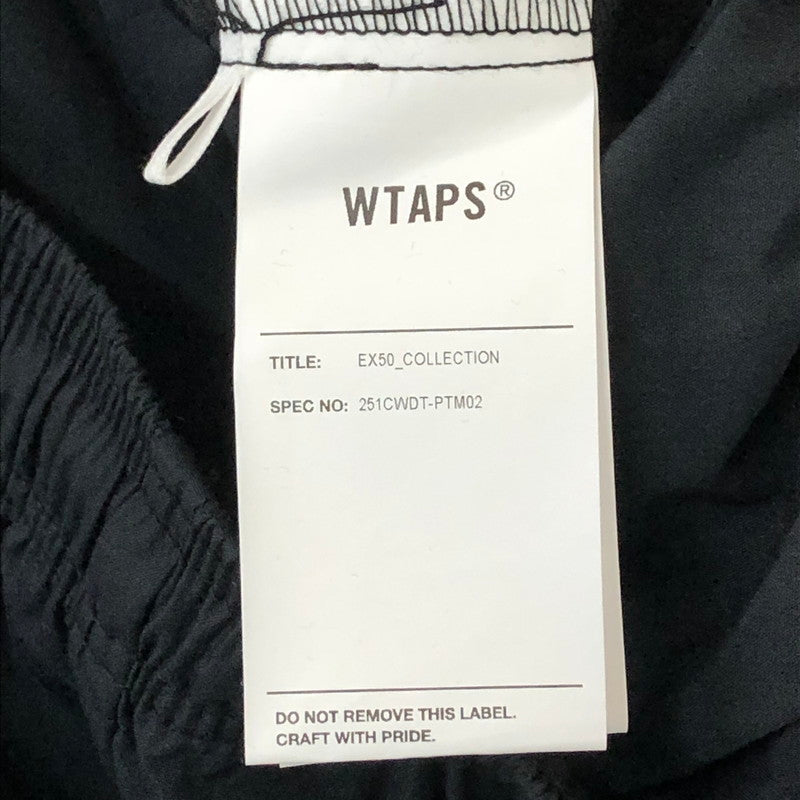 【中古品】【メンズ】 WTAPS ダブルタップス 25SS SDDT2001 TROUSERS NYCO. WEATHER 251CWDT-PTM02 SDDT2001 トラウザーズ NYCO.ウェザー ボトムス パンツ 153-251128-yy-27-tei サイズ：01 カラー：ブラック 万代Net店
