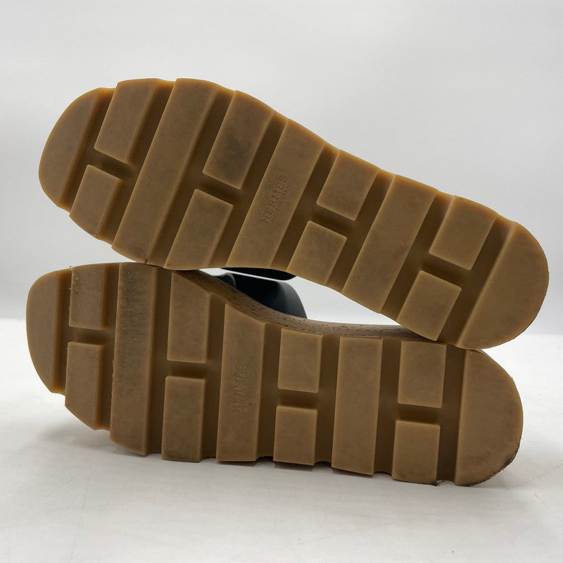 【中古品】【レディース】 HERMES エルメス EZe 30 SL1221026Z 360 2501 エズ 30 サンダル 靴 183-251128-yo-01-tei サイズ：36 カラー：ブラック 万代Net店