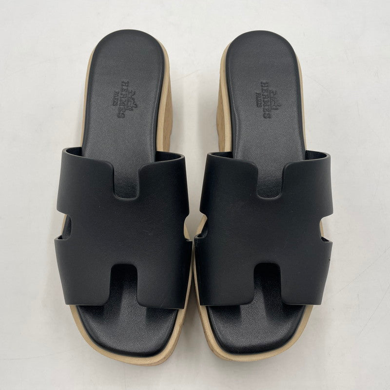 【中古品】【レディース】 HERMES エルメス EZe 30 SL1221026Z 360 2501 エズ 30 サンダル 靴 183-251128-yo-01-tei サイズ：36 カラー：ブラック 万代Net店