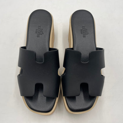 【中古品】【レディース】 HERMES エルメス EZe 30 SL1221026Z 360 2501 エズ 30 サンダル 靴 183-251128-yo-01-tei サイズ：36 カラー：ブラック 万代Net店