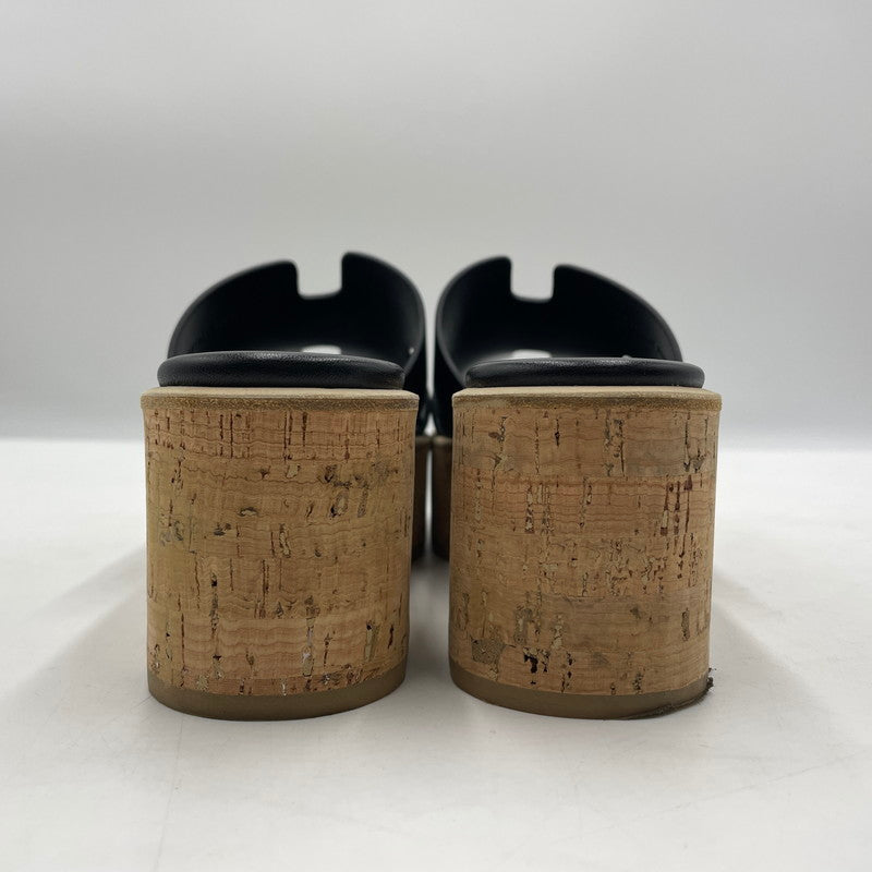 【中古品】【レディース】 HERMES エルメス EZe 30 SL1221026Z 360 2501 エズ 30 サンダル 靴 183-251128-yo-01-tei サイズ：36 カラー：ブラック 万代Net店