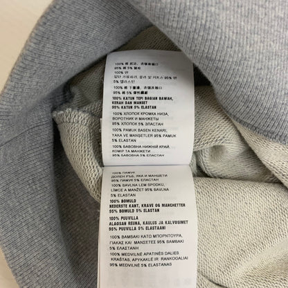 【中古品】【メンズ】 PRADA プラダ 23SS TRIANGLE PLATE CREW NECK SWEAT 134668 S231 ライアングルプレート クルーネック スウェット トップス トレーナー 141-251201-ts-16-tei サイズ：XS カラー：グレー 万代Net店