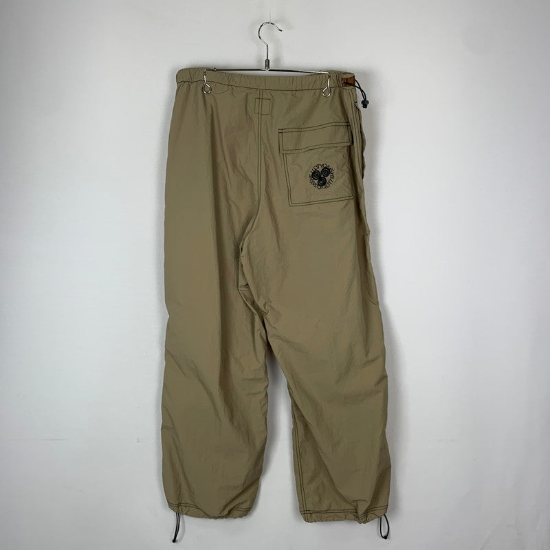 【中古品】【メンズ】 SAYHELLO セイハロー NYLON PANTS ナイロンパンツ ボトムス トラックパンツ 158-251201-ts-09-tei サイズ：L カラー：ベージュ 万代Net店