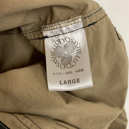 【中古品】【メンズ】 SAYHELLO セイハロー NYLON PANTS ナイロンパンツ ボトムス トラックパンツ 158-251201-ts-09-tei サイズ：L カラー：ベージュ 万代Net店