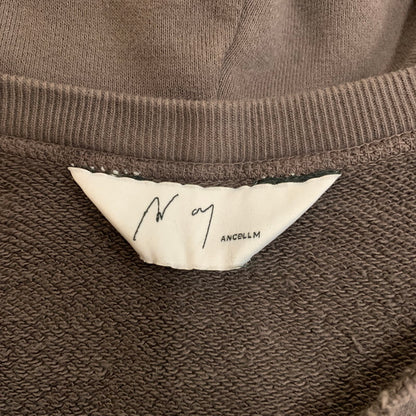 【中古品】【メンズ】 ANCELLM アンセルム DYED DAMAGE HOODIE ANC-CT16 ダイダメージ フーディー トップス プルオーバーパーカー エイジング加工 140-251201-ts-05-tei サイズ：2 カラー：ブラウン 万代Net店